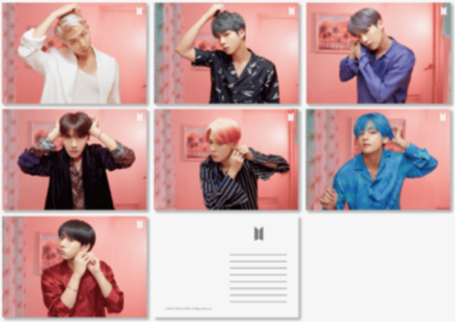 방탄 엽서 렌티큘러 3D 입체 포토카드 VER.2 (MAP OF THE SOUL : PERSONA) BTS 방탄소년단 포카, SUGA（슈가）