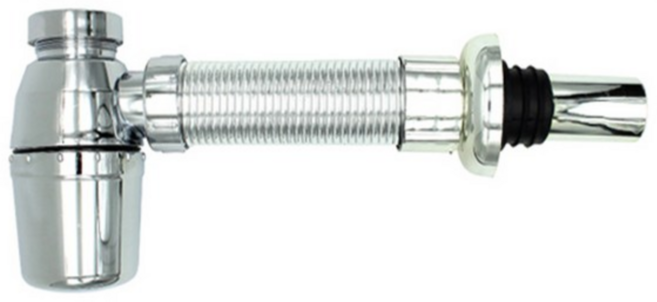 준앤코 세면대 배수트랩 망치트랩 벽 바닥 트랩, 1개