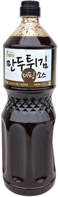 바로 만두 튀김 디핑 소스 2kg 치킨 딥핑 양념 간장 감칠맛 업소용 대용량, 1개