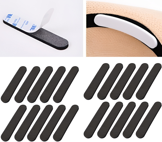 월간리빙 모자 쿠션 사이즈 조절 패드, 20개, 블랙