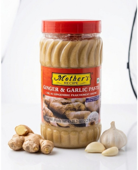 MOTHER"S GINGER GARLIC PASTE 마더스 생강 마늘 페이스트, 1개, 1kg