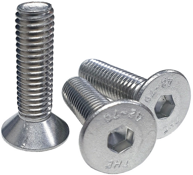 스텐 접시머리 육각 렌치볼트 M3 x 5mm 25개, M6 x 30mm (7개)