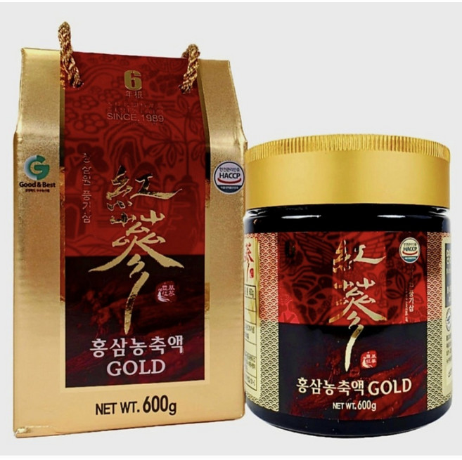 풍기인삼 홍삼농축액 100% 국산 6년근 프리미엄 홍삼진액 홍삼정 부모님 선물 세트, 1박스, 600.03g