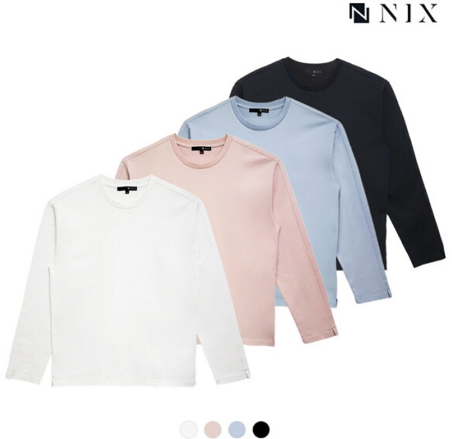 [닉스] [NIX]유니) 소매 트임 워싱 긴팔 티셔츠(FNQSCTR711P)