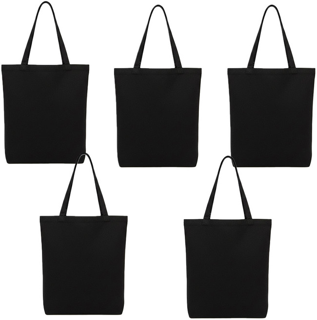 무지 캔버스 토트백 에코백 다용도 장바구니 5개