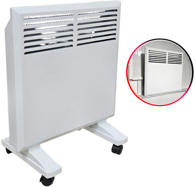 타이거킹 욕실 화장실 온풍기 벽걸이 가정용 미니 사무실 히터 다이얼식 밀크화이트, TKC-1000