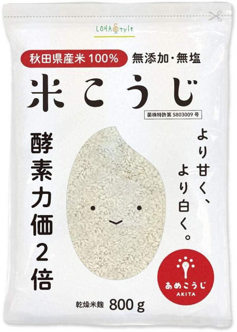 무첨가 무염 쌀누룩, 800g, 3개