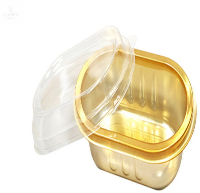 루먼컴퍼니 보틀 케이크 용기 금색 떠먹는케이크용기