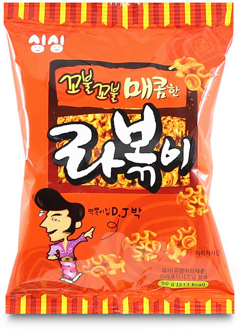 싱싱 꼬불꼬불 매콤한 라볶이 50g, 1개
