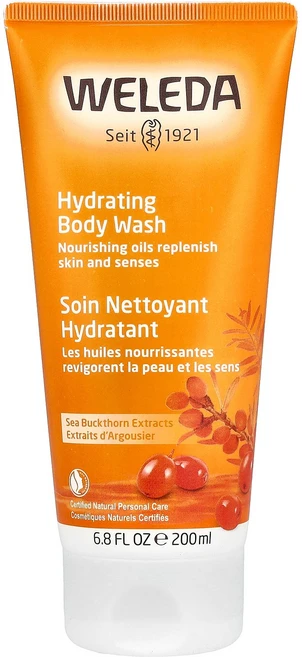 Weleda 하이드레이팅 바디 워시 산자나무 추출물 200ml(6.8온스), 200ml - 쿠팡