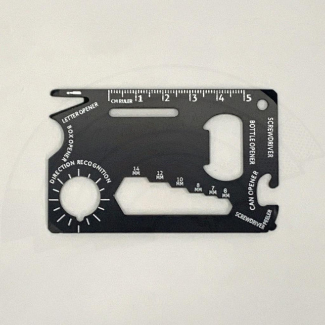 콘티S 카드형 멀티툴+보관 지갑 세트, 1개