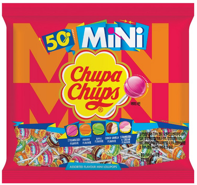 츄파춥스 미니봉지 50개입, 1개, 300g