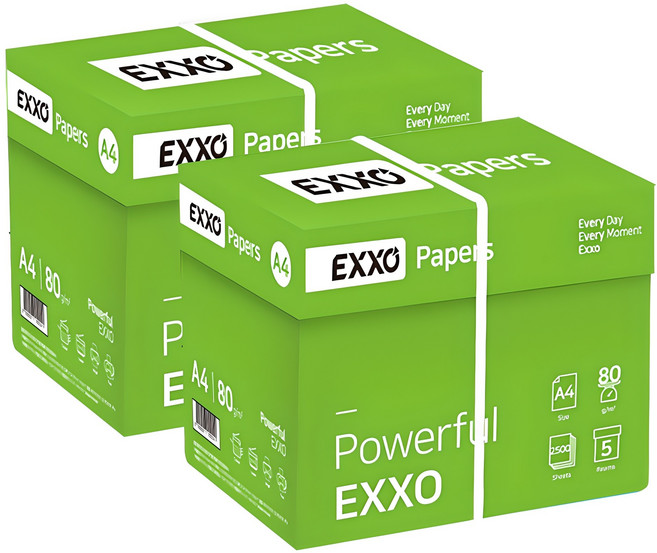 엑소 복사용지 80g, A4, 5000개
