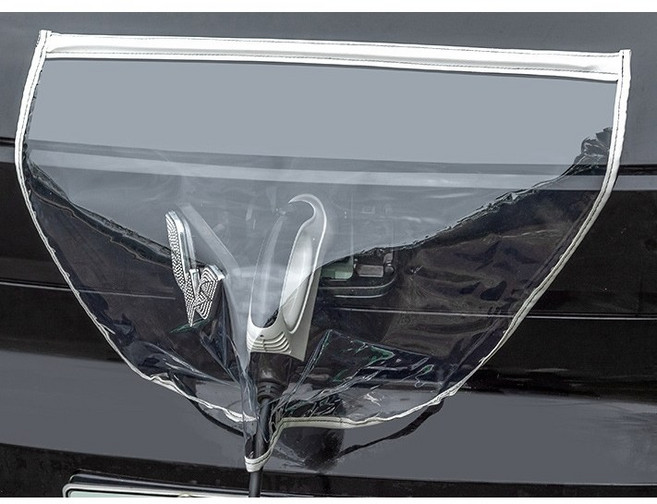 전기차 충전 방수커버 자석 레인커버 덮개 마그넷 충전덮개, 화이트 방수커버