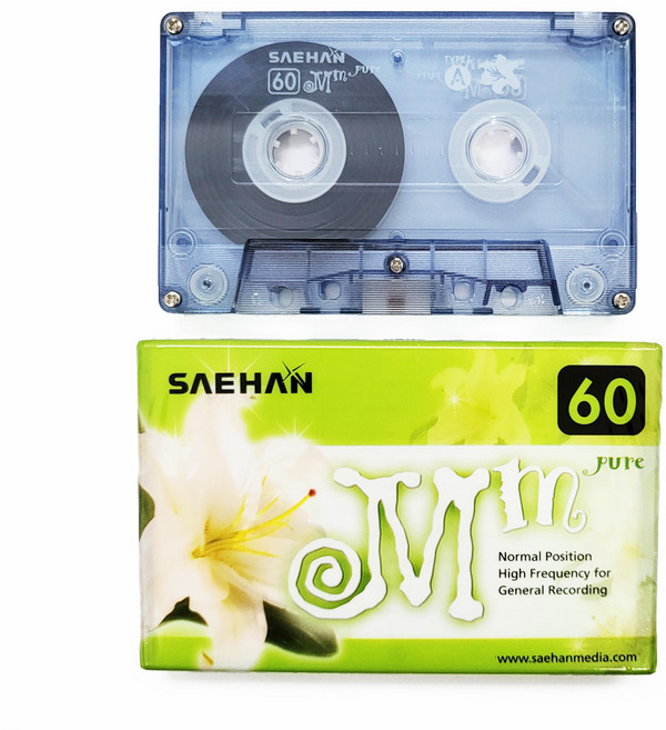 국산정품 새한 카세트테이프 공테이프 60분 음악 녹음용, 60분 ( MM-60 )