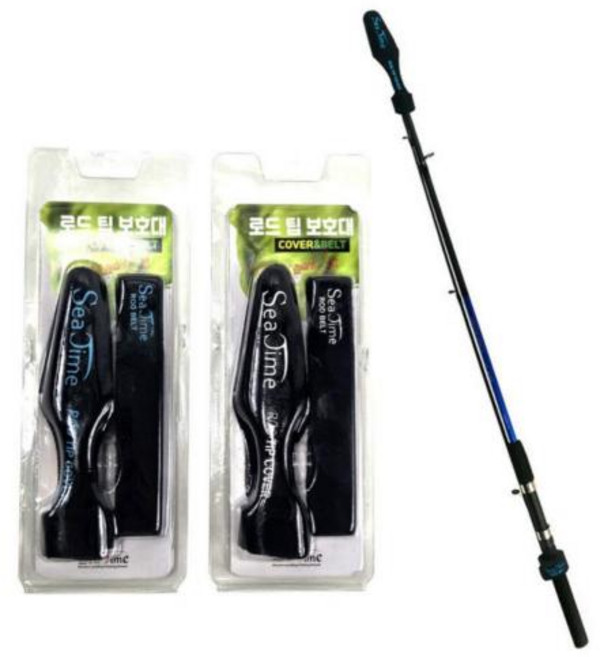 네오프렌 낚시대 팁커버 찍찍이 로드 팁보호대 세트