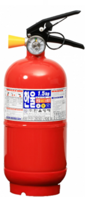 ABC 분말소화기 1.5kg 국산 가정용소화기, 1개, 1.5L