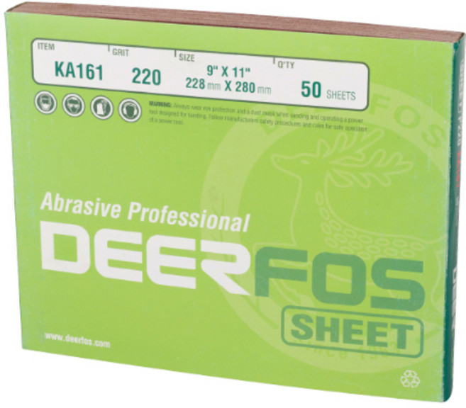 디어포스 천페이퍼 사포 100방 AC KA161, 1