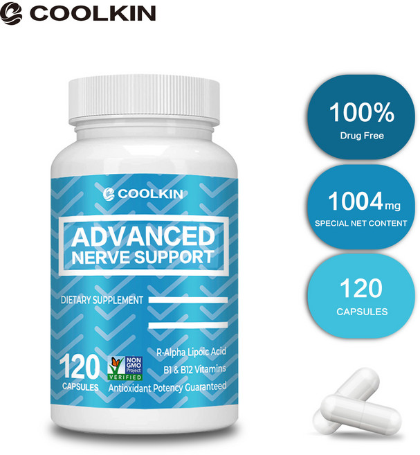 신경 재생 - 비타민 D B2 B6 - 신경 회복을 돕고 최적의 기능을 보장합니다., 1개, 120정