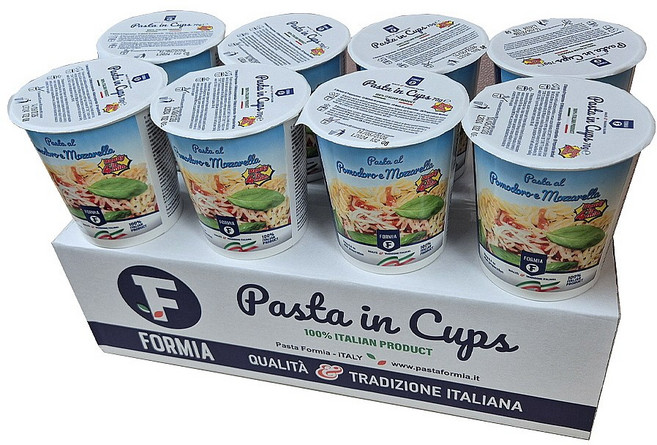 이탈리아 포르미아 푸질리 토마토 모짜렐라 파스타 (번들 실속 할인팩), 8개, 70g