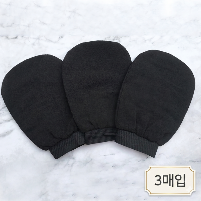 [신년 초특가] 때미르 고급 때밀이 명품 때타올 홈쇼핑 매진상품, 3매입, 1세트