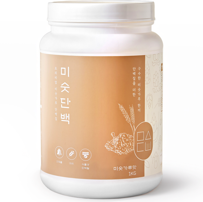 살찌는 미숫가루 프로틴 쉐이크 식물성 단백질보충제 식사대용 선식 미숫단백, 1개, 1kg