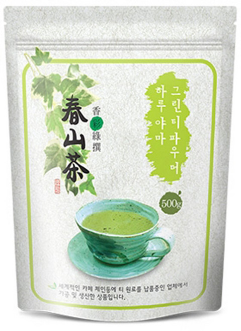 하루야마 그린티 파우더 500g, 1개입, 1개