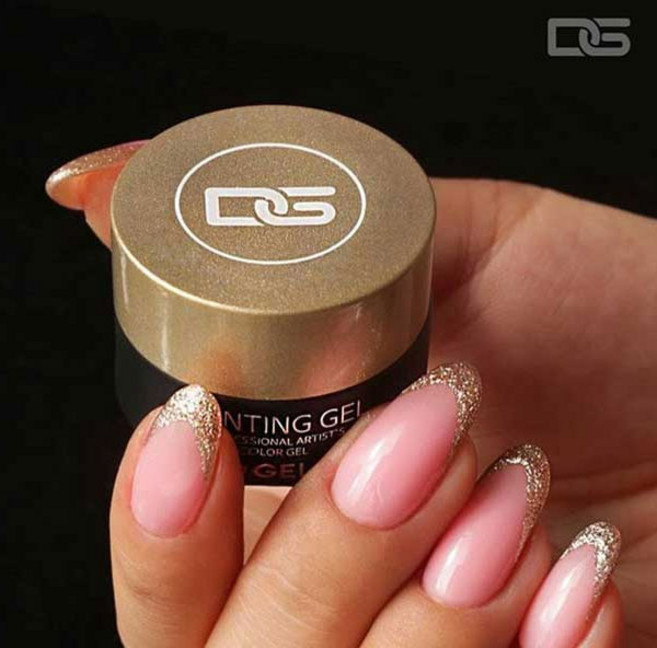 디젤 지니 페인팅젤 실버골드 2종 칼라 선택1 네일 글리터통젤, 골드, 1개, 10g