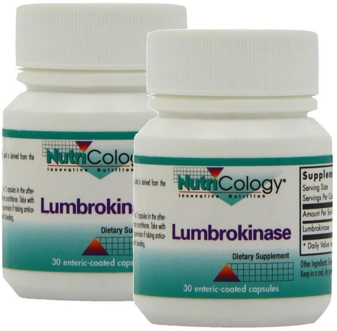 뉴트리콜로지 룸브로키나제 Nutricology Lumbrokinase, 2개, 30정 - 쿠팡