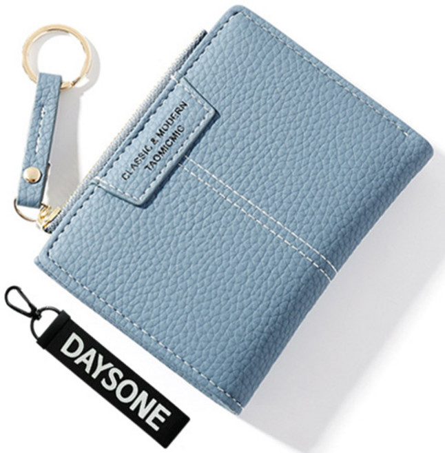 [스트랩세트] 데이즈원 여성 학생 모던 클래식 가죽 사은품증정 반지갑