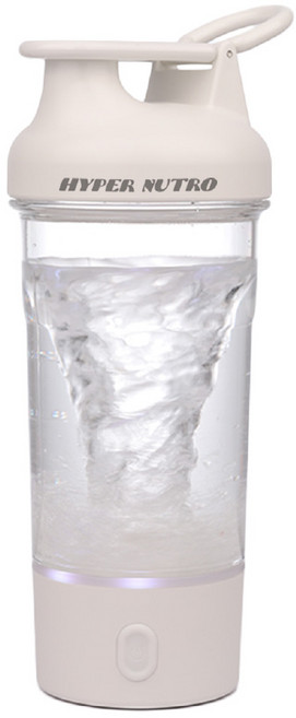 HYPER NUTRO 電動攪拌杯, 白色, 1個, 750ml