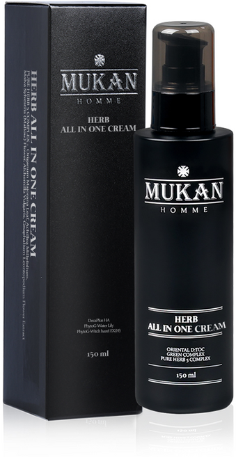 무칸 옴므 허브 올인원 크림, 150ml, 1개