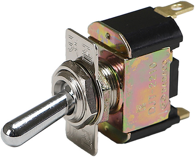매입형 토글스위치 2단 ON-OFF 평형 DJT 2210S 125V 10A 250V 5A, 1개