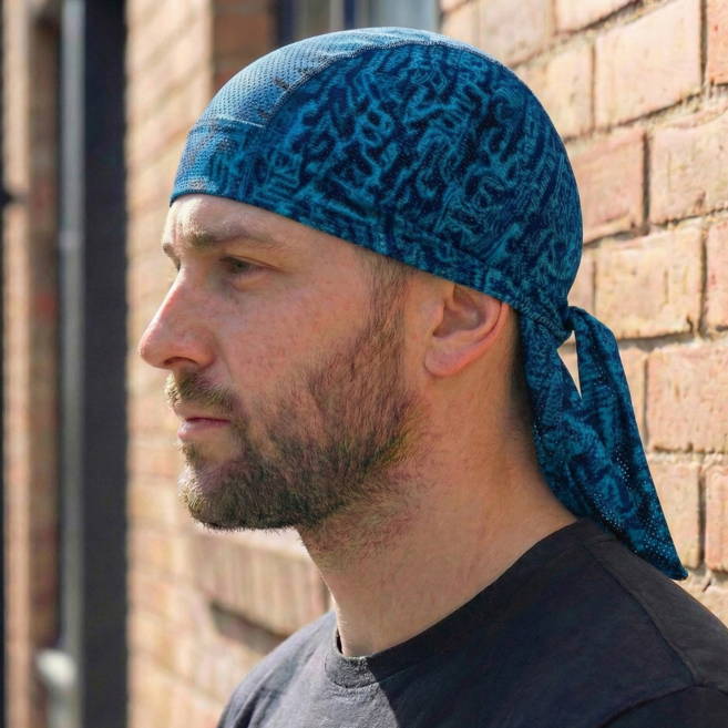 타이트엔드 유커츠 쿨 두건, 블루, 1개