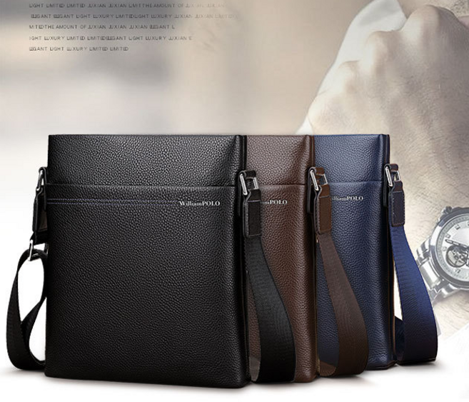 WilliamPOLO(윌리엄폴로) 001D 남성크로스백 남자 손가방 맨스백 클러치백