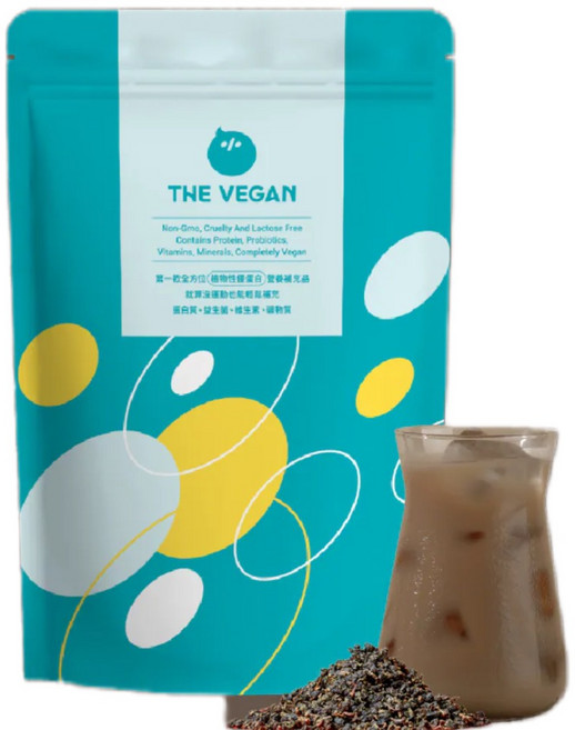 THE VEGAN 樂維根 植物性分離大豆蛋白 鐵觀音口味, 1kg, 1個