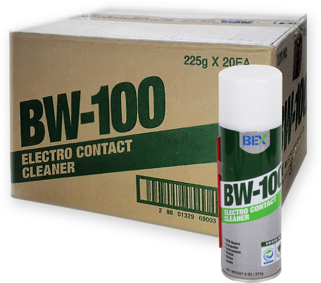 박스판매 1박스 20개 / BW-100 전기 접점부활제 기판 세정제 225g BW100