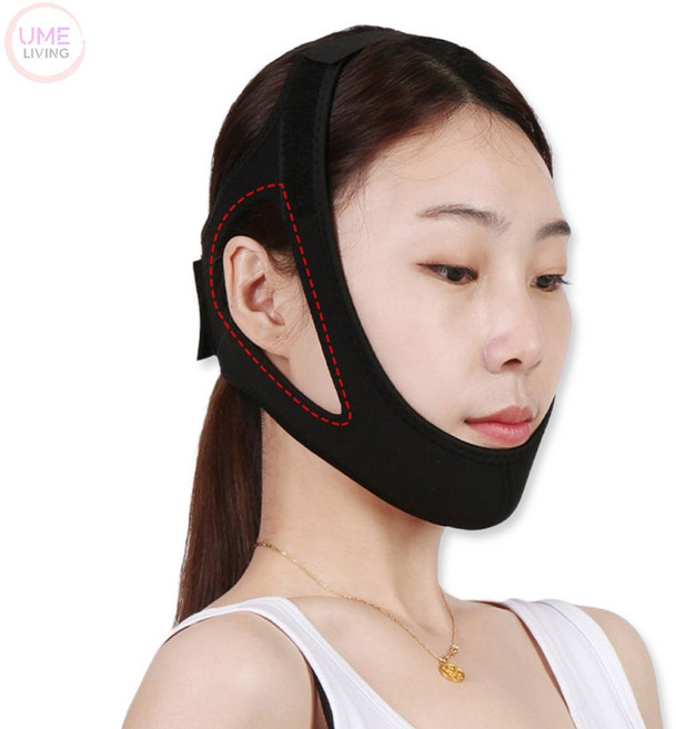 얼굴 리프팅 밴드 이중턱 관리 수면용 입벌림 방지 서포터