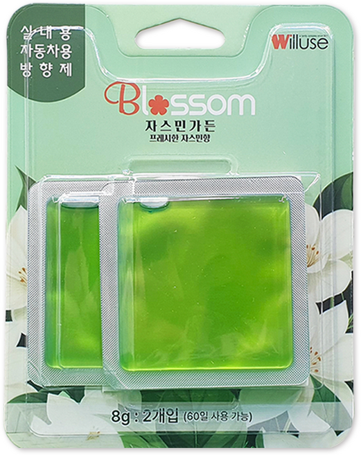 윌유즈 블라썸 실내용 차량용 방향제, 16g, 1개, 자스민가든