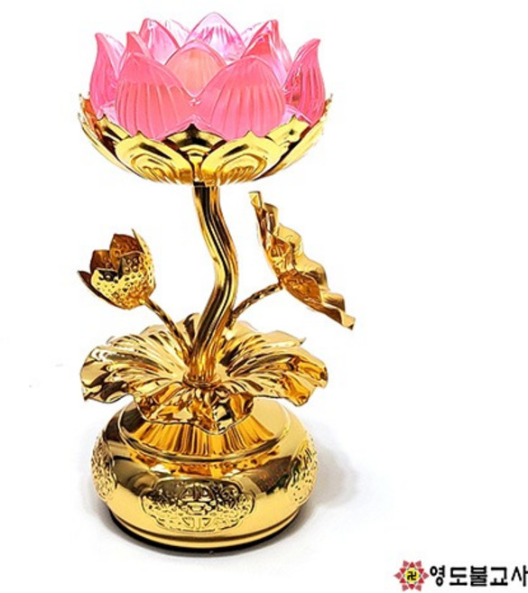 연꽃티라이트촛대8시간초 팜초, 1개