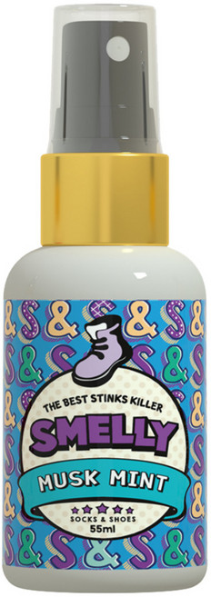 스멜리 삭스앤슈즈 탈취제 머스크민트, 55ml, 1개