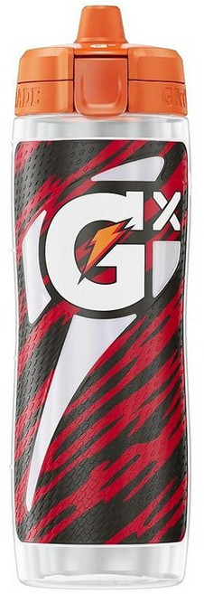 Gatorade Gx NFL 미끄럼 방지 스퀴즈 병 Gx 하이드레이션 시스템 및 Gx 스포츠 음료 농축액 포드 153696, 30온스, 탬파 베이 버케이니어