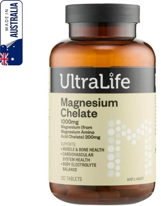 호주 울트라라이프 마그네슘 킬레이트 1000mg 120정 1 tablet daily, 1개, 120회분 - 쿠팡