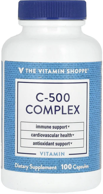 The Vitamin Shoppe C-500 복합체 캡슐 100정, TheVitaminShoppeC500복합체캡슐100정, 1개 - 쿠팡