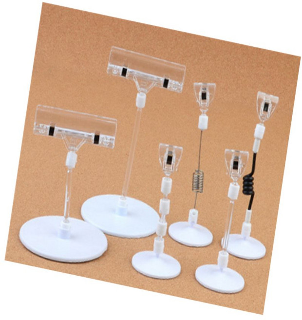 스몽비 부착식 쇼클립 2P 마트용품, 스프링줄+반달집게