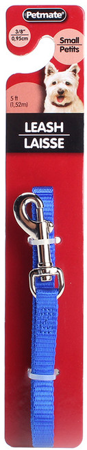 Petmate 나일론 소형견용 리드줄, Blue, 1개