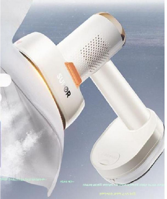 진공흡착다리미 스팀 흡입식 오트밀크화이트 니카사 다림질 전기다리미