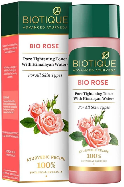 바이오티크 히말라야 워터 바이오 로즈 토너 120ml Biotique Pure Rose Water Rejuvenating Mist For Face and Body, 1개 - 쿠팡