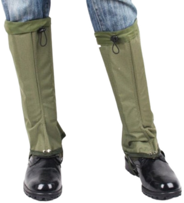 뱀퇴치 안전 뱀물림방지 각반 등산화 덮개 예초기 스패츠 심마니 방수 트레킹 다리 보호대