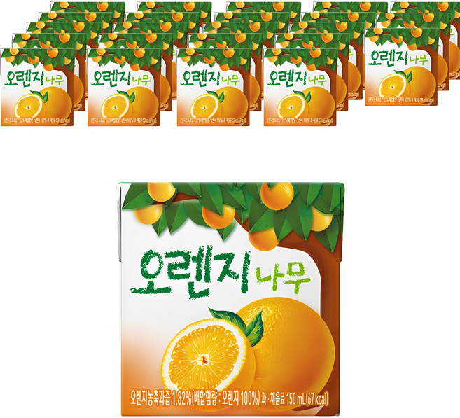서울우유 오렌지나무 주스, 150ml, 24개